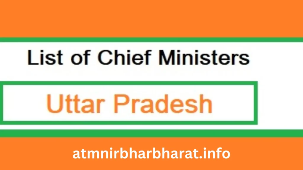 Chief Ministers Of UP